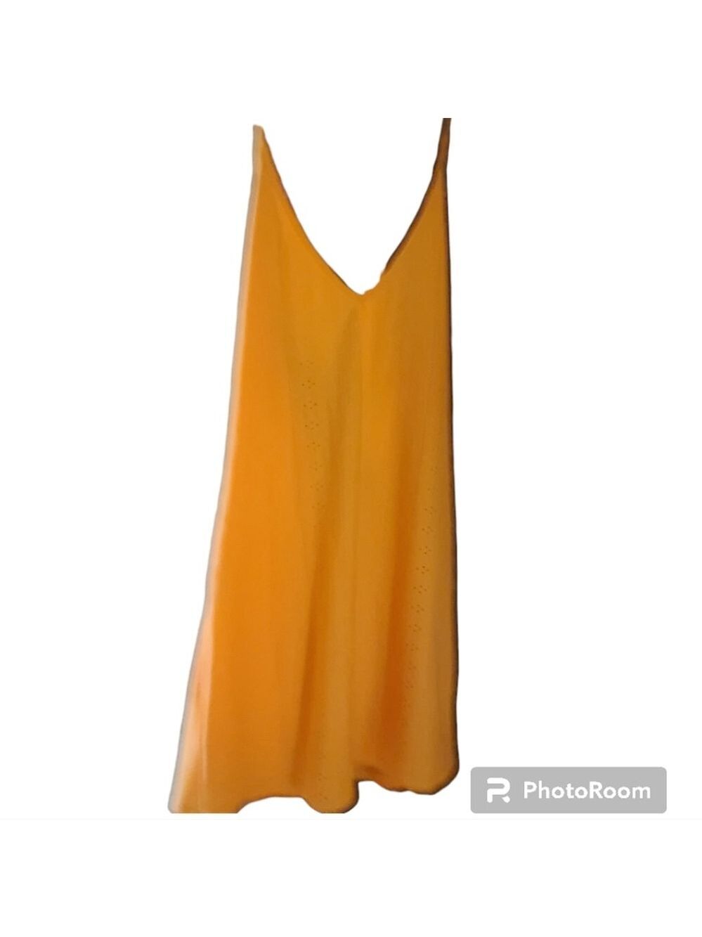 NWT Women's M wild fable sundress/beach lined dress, vibrant orange - Picture 2 of 11